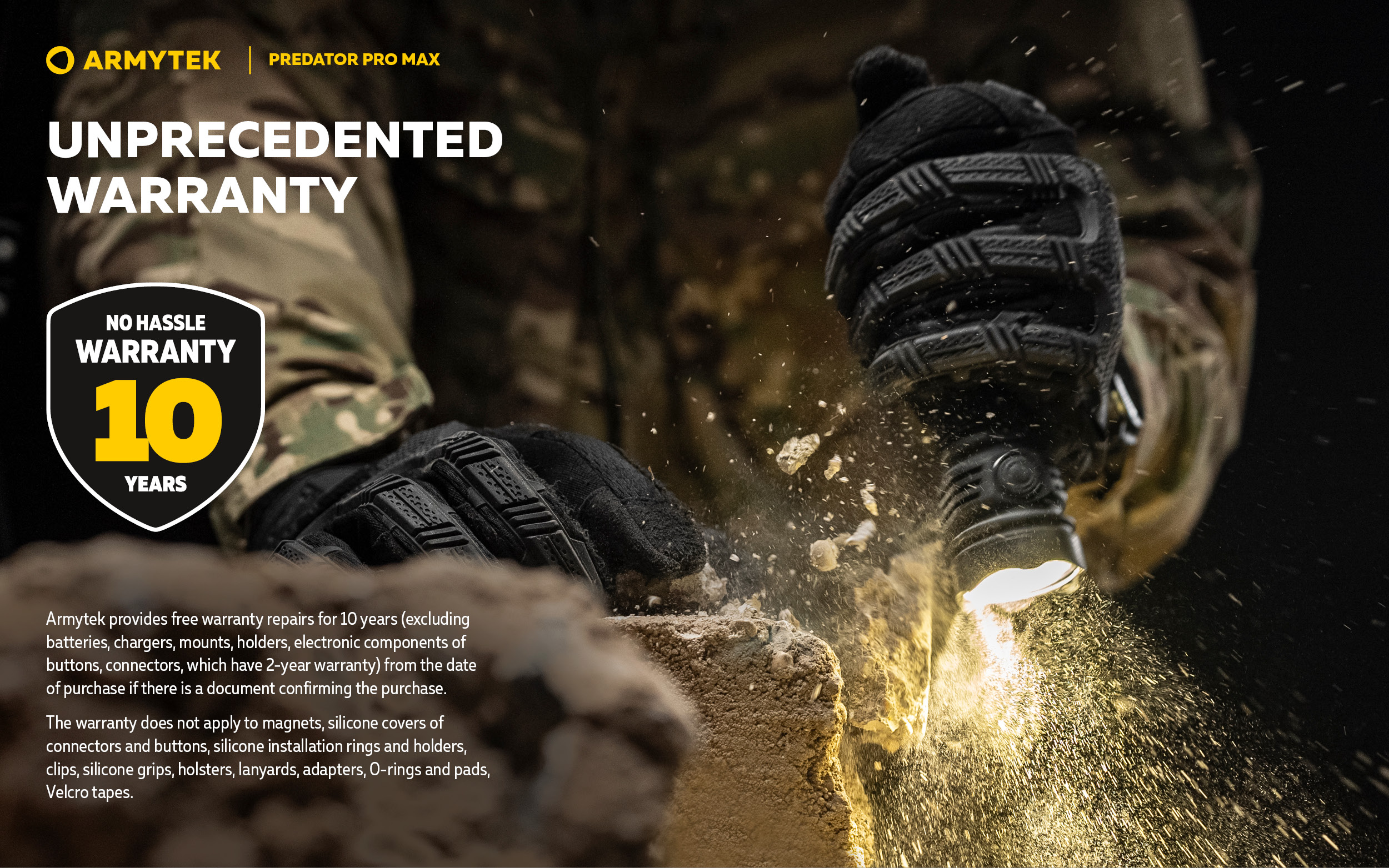 Armytek Predator Pro Max PCB - Powerful Tactical Flashlight